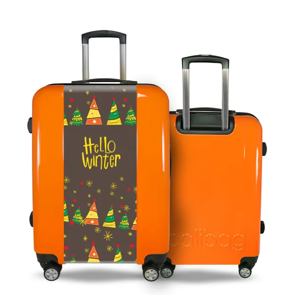 Valise Sapins_de_Noël_multicolores