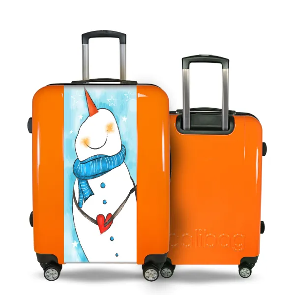 Happy Snowman Suitcase