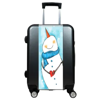 Happy Snowman Suitcase