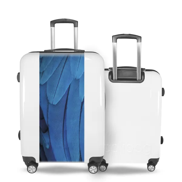 Valise Plume bleue