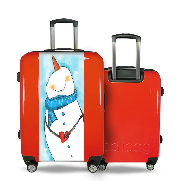 Happy Snowman Suitcase