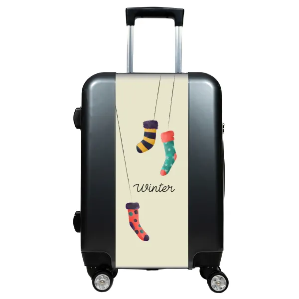 Christmas Socks suitcase