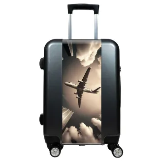 Valise Avion et Gratte-ciel sur valise