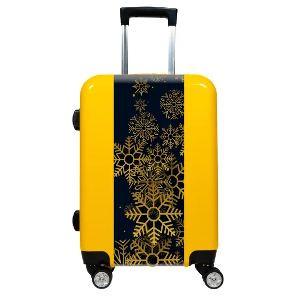 suitcase golden flakes