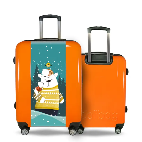 Valise Famille_ours_sous_la_neige