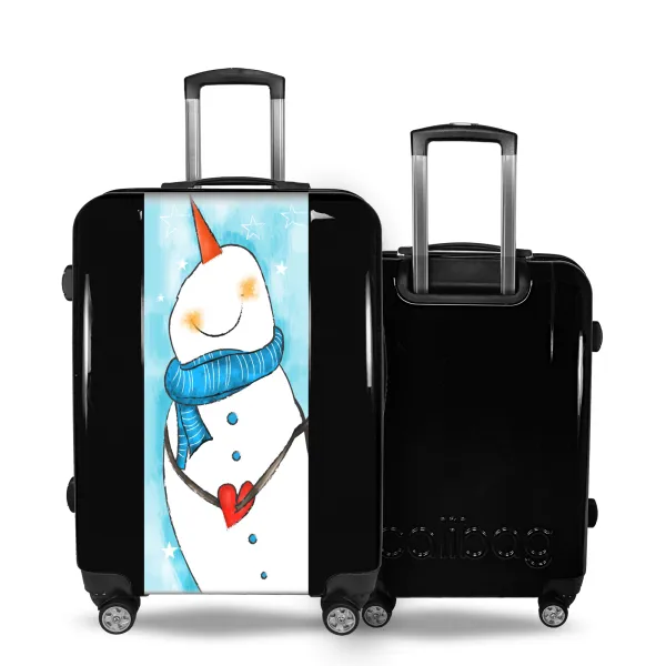 Happy Snowman Suitcase