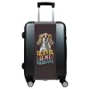 Valise Valise personnalisée chien avec lunettes Gris