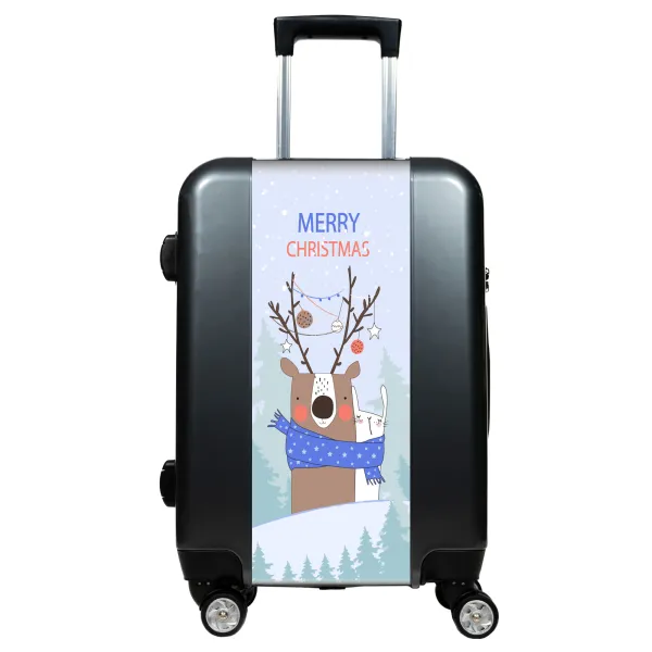 Reindeer and rabbit suitcase