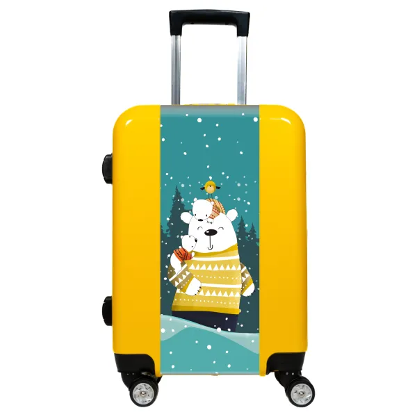 Valise Famille_ours_sous_la_neige