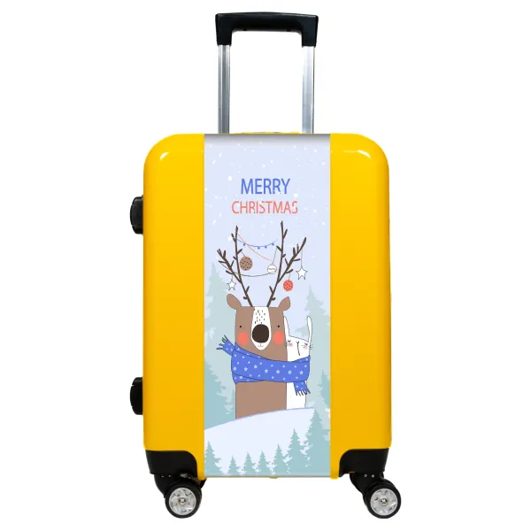 Reindeer and rabbit suitcase