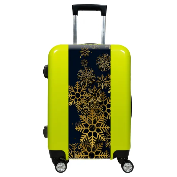 suitcase golden flakes