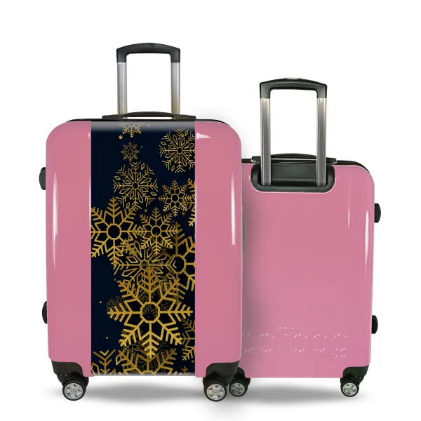 suitcase golden flakes